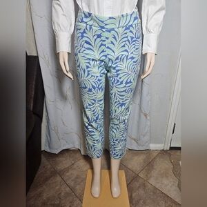 Kate Spade Blue and Green Patterned Woman Pants